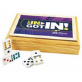 Wood Cache Dominoes Game Double 6